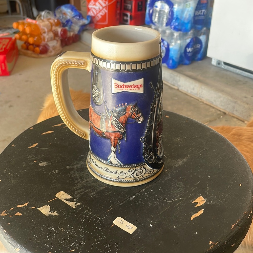 1988 Budweiser ‘Horse Harness’ Stein  #CS94